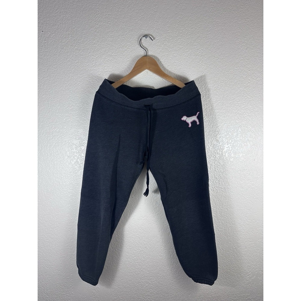 Victoria's Secret PINK Academy Sweatpants Womens XS Gray Jogger